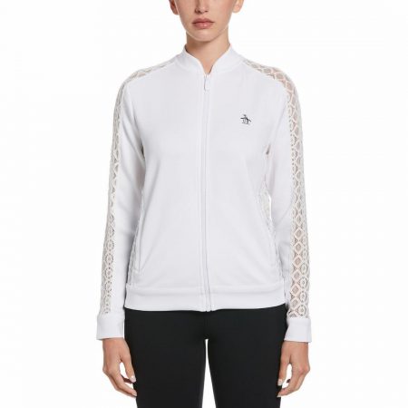 Womens Tennis & Padel | Original Penguin Knit Tennis Sweater In Bright White
